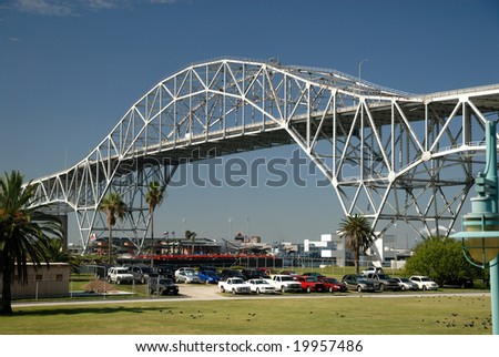 Harbor bridge in Corpus Christi, Texas USA