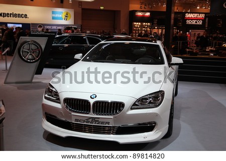 ESSEN, GERMANY  - NOV 29: BMW M Coupe from the tuning company AC Schnitzer shown at the Essen Motor Show in Essen, Germany, on November 29, 2011