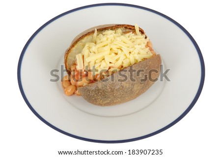 Baked Beans and Cheese Jacket Potato