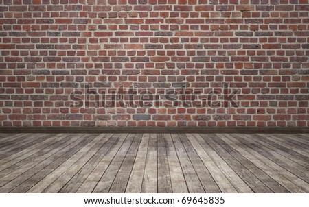 brick wall grunge room background