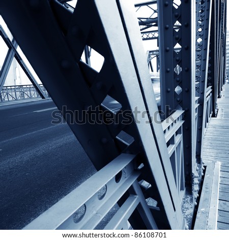 China\'s Shanghai ancient iron bridge