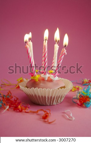Fairy Cake with 9 candles