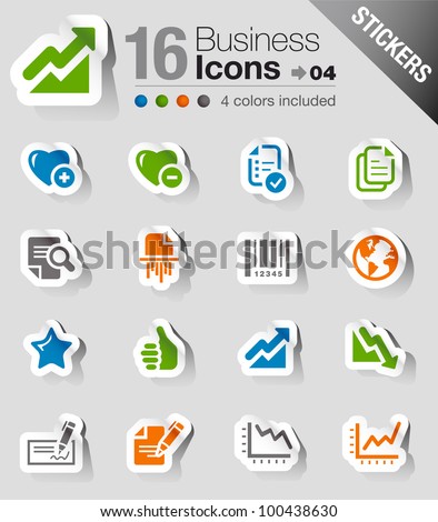 Stickers - Office and Business icons