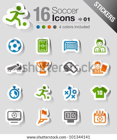 Stickers - Soccer Icons