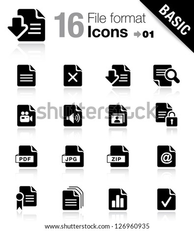 Basic -  File format icons