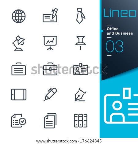 Lineo - Office and Business icons
