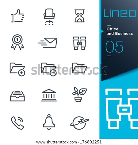 Lineo - Office and Business outline icons
