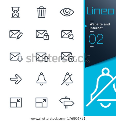 Lineo - Website and Internet outline icons