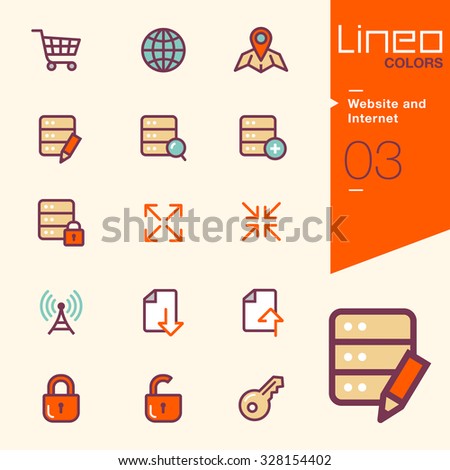 Lineo Colors - Website and Internet icons