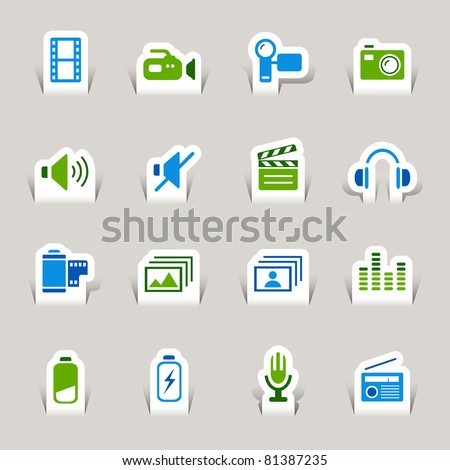 Papercut - Media Icons