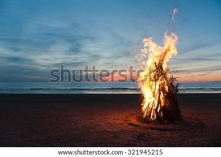 Similar – Image, Stock Photo summer farewell Sunset