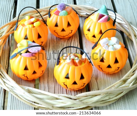 Decorations for Halloween scary beautiful in the holiday season.