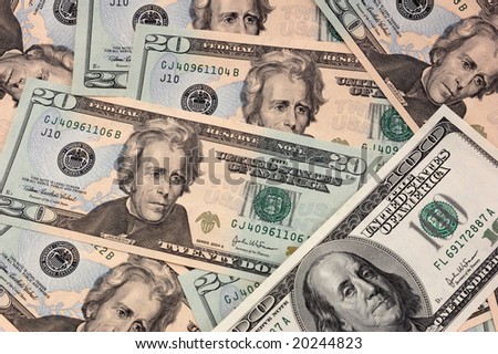 USA dollar background
