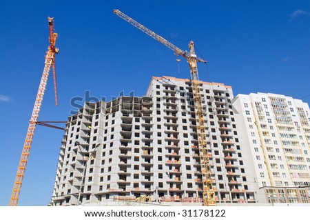 apartment block building site