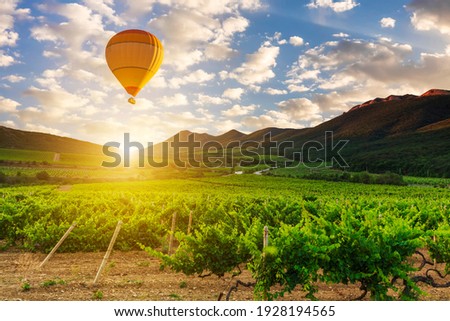 Similar – Foto Bild Sommerabend, Ballons über Neu-Ulm