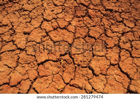 Abstract background of cracked earth. Drought.