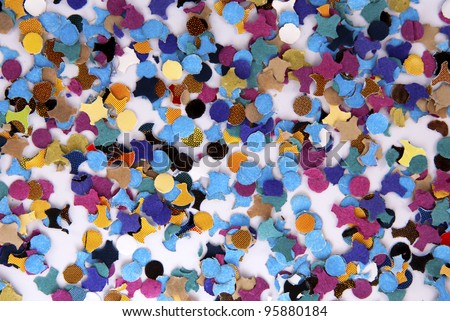 abstract color confetti - background paper