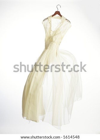 Dress Blowing In The Wind Stock Photo 1614548 : Shutterstock