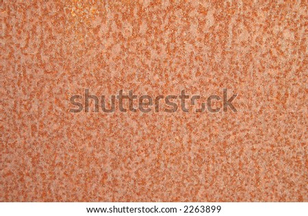 Detail of red-brown rusted metal - Abstract background