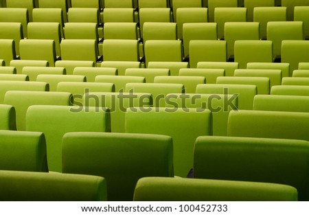 Abstract green chair background