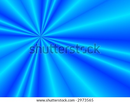 Fractal image of a folded blue satin sheet.