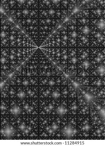 Fractal image depicting an abstract representation of the big bang.