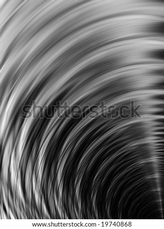 Fractal image of an abstract dark tunnel.
