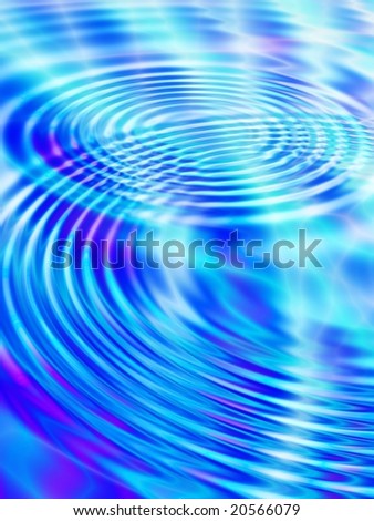Fractal image of water ripples on a swimming pool for a background.