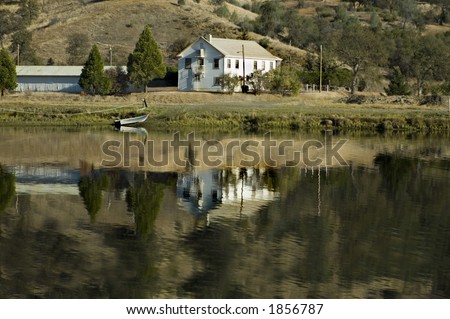 A house on the lake.
