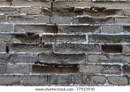 old grey wall, give a person a kind of dilapidated