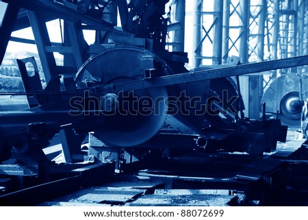 steel enterprise production workshop in China