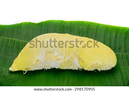 Durian is king of tropical fruits from Southeast Asia, Thailand.