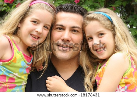 single father with twin daughters