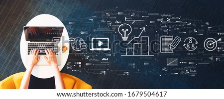 Similar – Image, Stock Photo Advertising strategy