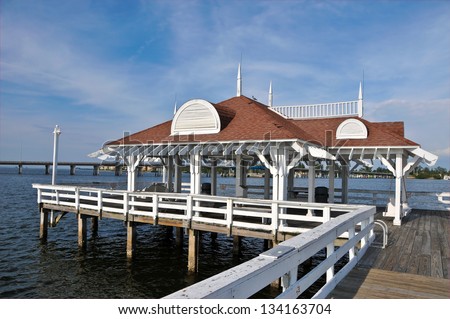 Bradenton Beach Historic Pier on Anna Maria Island, Florida