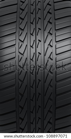 Automobile Tires render (close-up detail)
