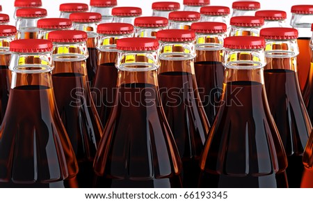 cola bottles (depth of field)