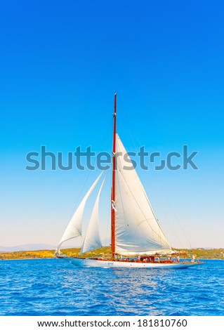 A Really Beautiful Big Old Classic Wooden Racing Sailing Boat During A Classic Boats Regatta In Spetses Island In Greece Stock Images Page Everypixel