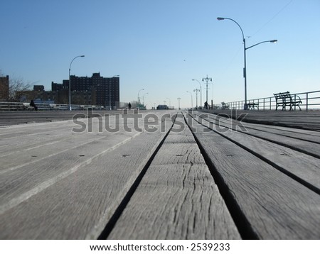 End of the line coney island boardwalk