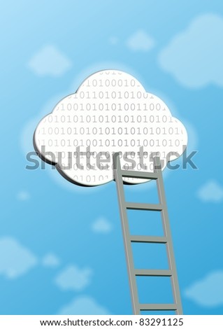 This is symbol of cloud computing. It is theme of internet.