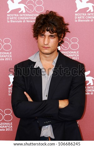 VENICE, ITALY - SEPTEMBER 02: Louis Garrel during a photocall during the 68th Venice Film Festival on September 02, 2011 in Venice, Italy.