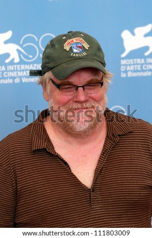 VENICE, ITALY - SEPTEMBER 01:  Philip Seymour Hoffman attends \'The Master\' Photocall during the Venice Film Festival on September 01, 2012 in Venice, Italy