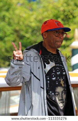 VENICE, ITALY - AUGUST 30: Spike Lee is seen during the Venice Film Festival on August 30, 2012 in Venice, Italy