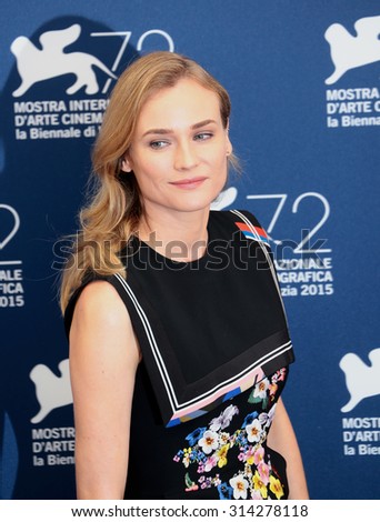 VENICE, ITALY - SEPTEMBER 01: Actress Diane Kruger Jury member of the 72th Venice Film Festival 2015 in Venice, Italy
