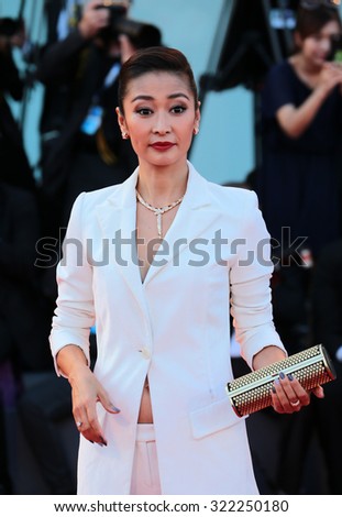 VENICE, ITALY - SEPTEMBER 12:  Jing Liang  during the 72th Venice Film Festival 2015 in Venice, Italy