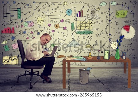 Senior businessman executive working on laptop in office. Corporate investment consultant analyzing company annual financial report balance sheet statement documents graphs. Economy concept