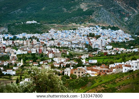 ?he?ha?uen?, Morocco in decline beams. Blue city