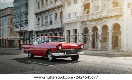 Similar – Image, Stock Photo American vintage car in Cuba