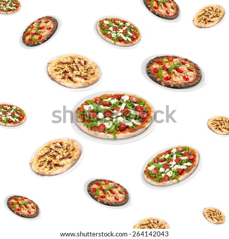 many pizzas