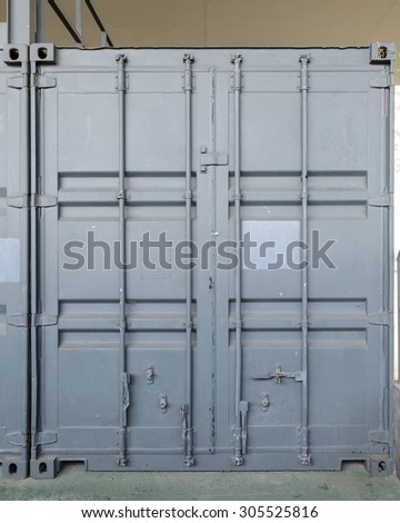 cargo container door